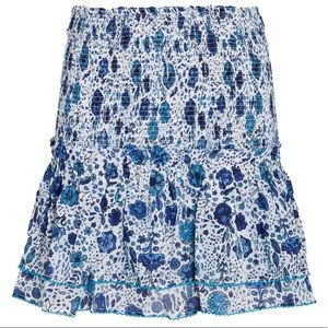 Poupette St. Barths Triny Smocked Mini Skirt